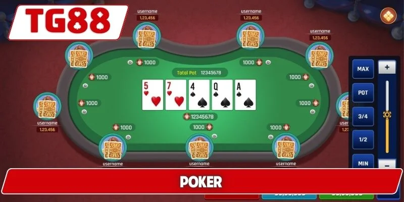 Thử Tài Với Poker Tại TG88 - Cược Thắng Lớn, Thưởng Khủng 2 Poker