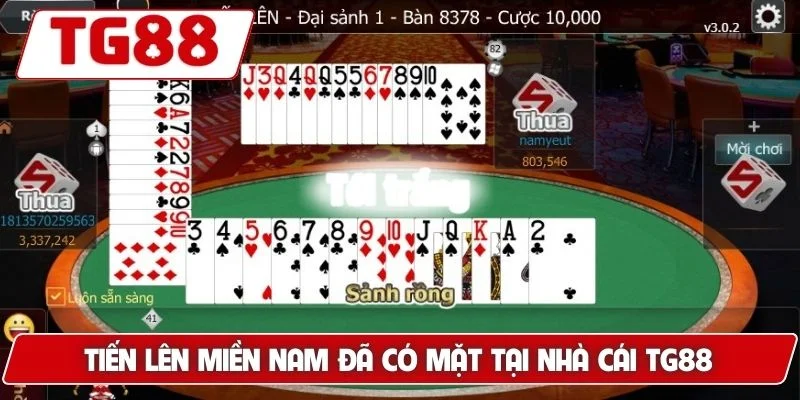 Chơi Tiến Lên Miền Nam Tại TG88 – Cảm Giác Thực Tế Cực Cuốn 5 Tiến lên miền Nam đã có mặt tại nhà cái TG88